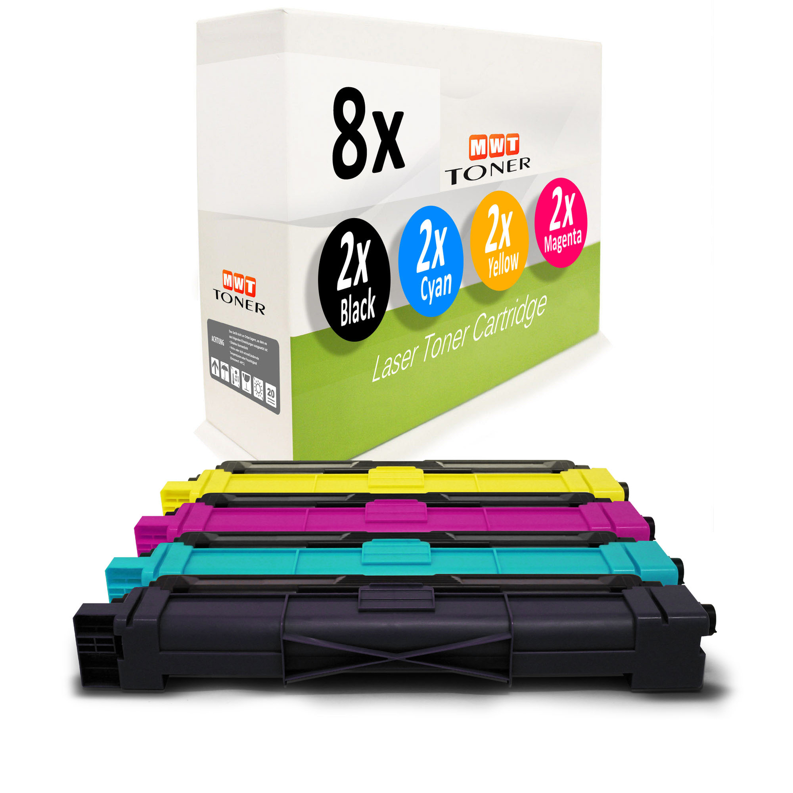 8x MWT Compatible Toner Cartridge for Brother MFC-L 3710 3730 3740 3750