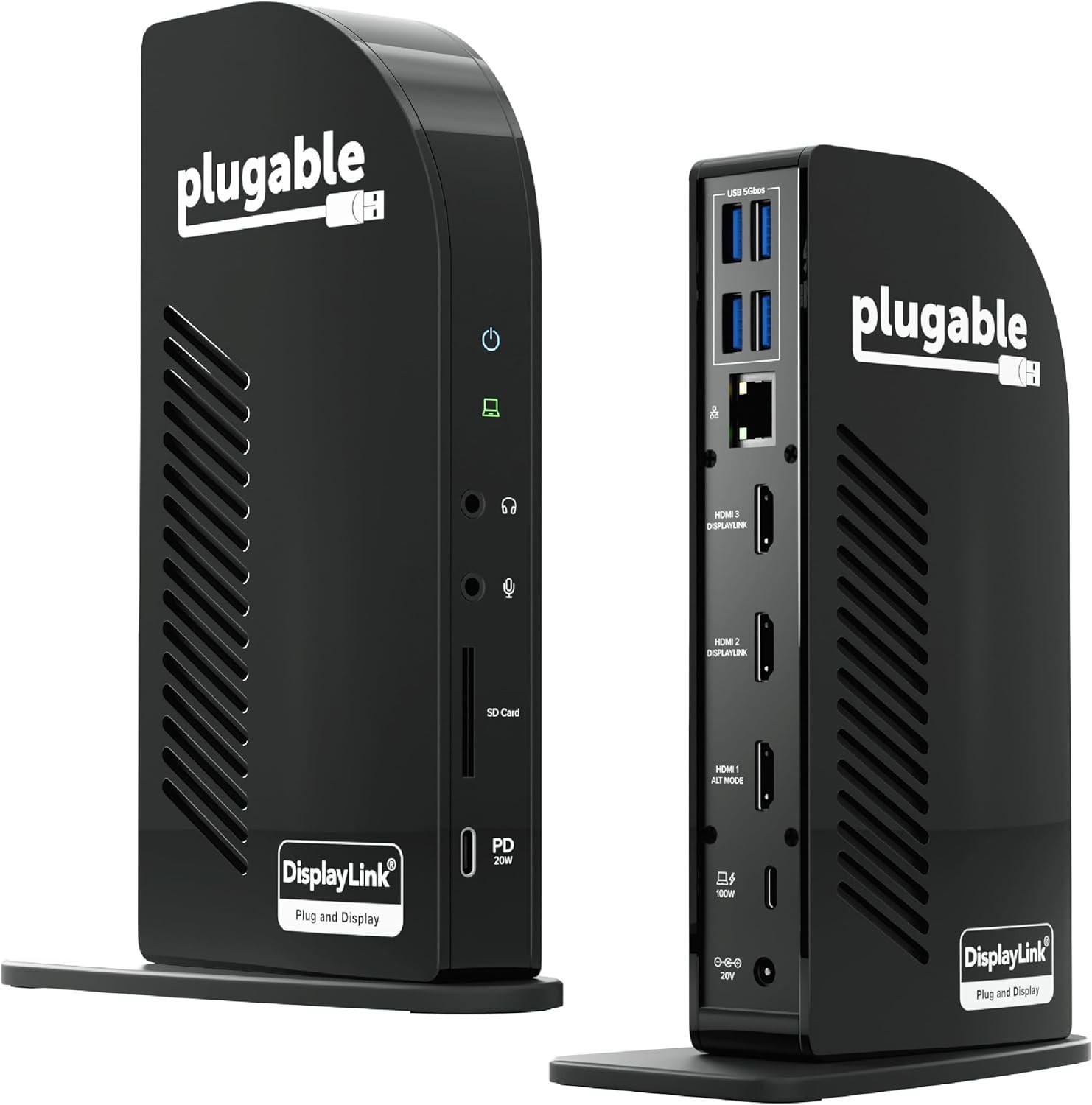 Plugable UDULTC4K USB-C 4K Triple Display Docking Station