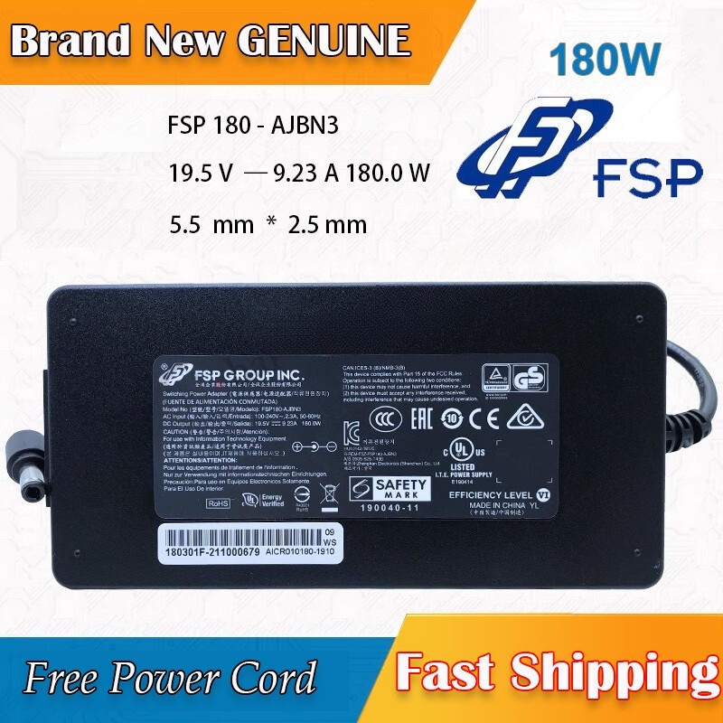 FSP180-AJBN3 Brand New  FSP 19.5v9.23a Power Adapter Charger