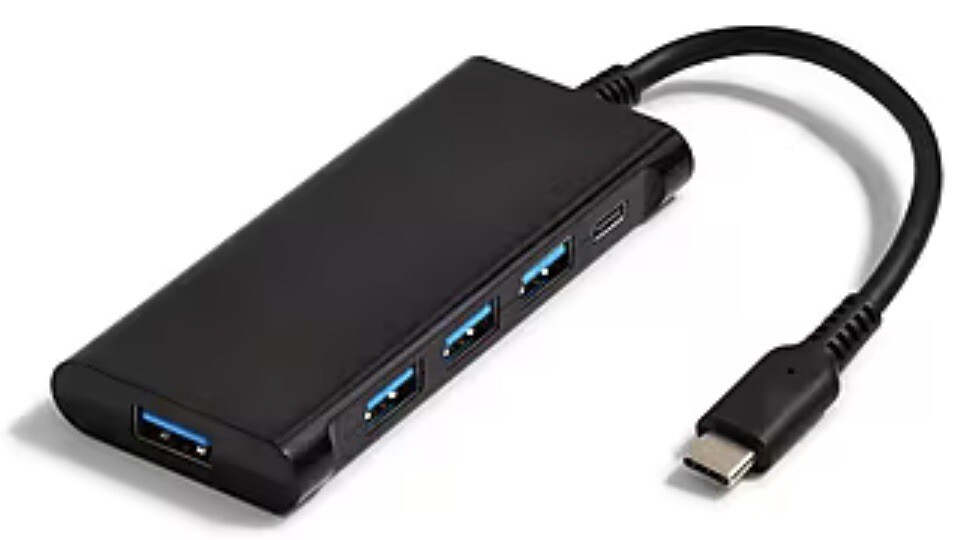 NXT Technologies 4-Port USB-C 3.0 Hub Black (NX60398)