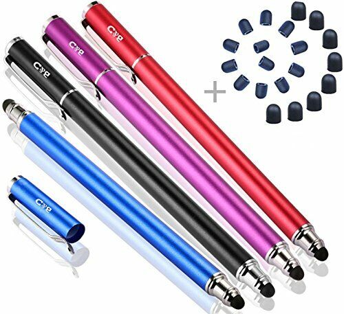 Bargains Depot 4Pcs New Upgraded 2-in-1 Universal Capacitive Stylus/styli 5.5...
