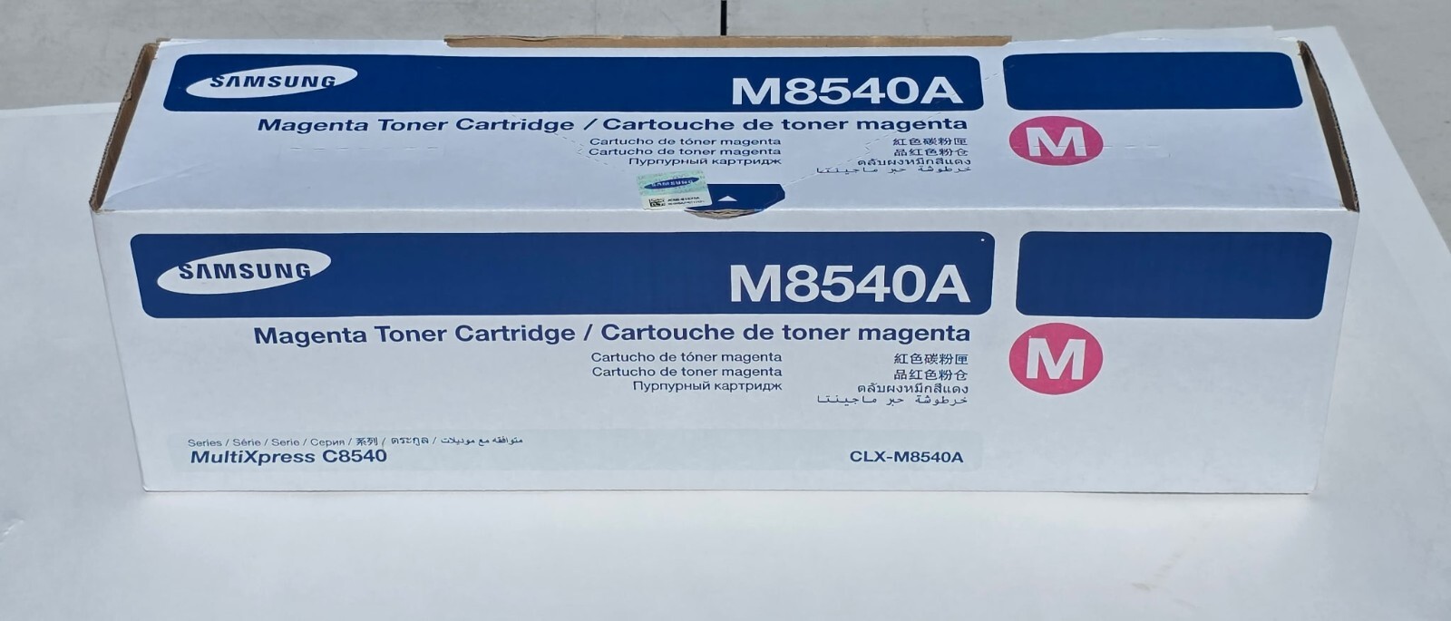 Genuine Samsung CLXM8540A CLX-M8540A Magenta Toner Cartridge M8540 NEW NIB