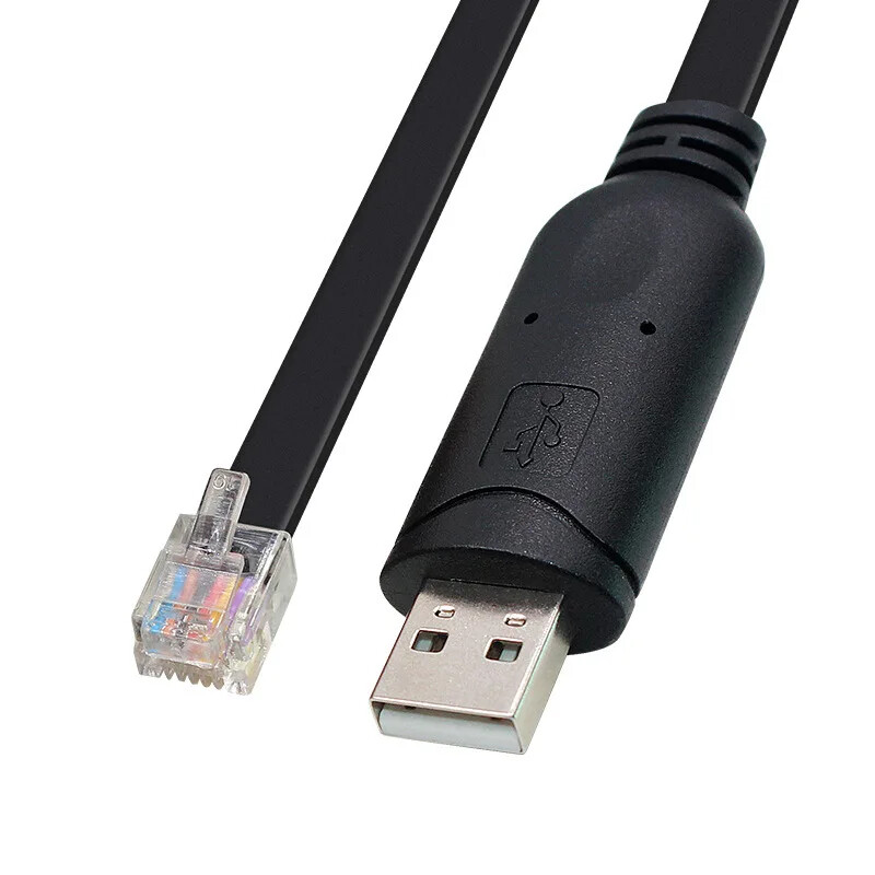 USB to RJ12 6P6C PLC Programming RS232 Serial Cable Ftdi ft232rl Chip