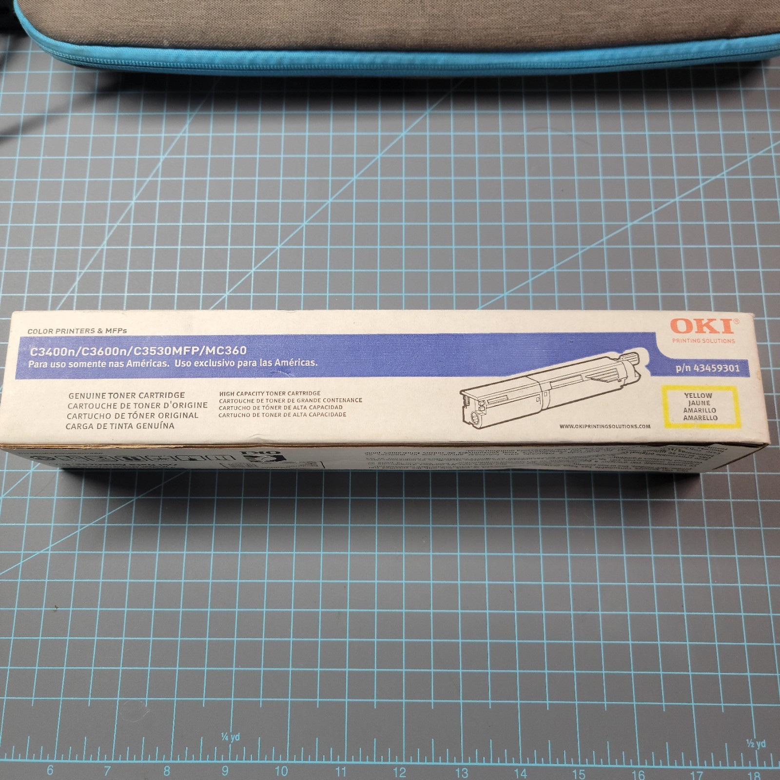 Genuine OKIDATA (OKI) Yellow Toner Cartridge 43459401 C3400N