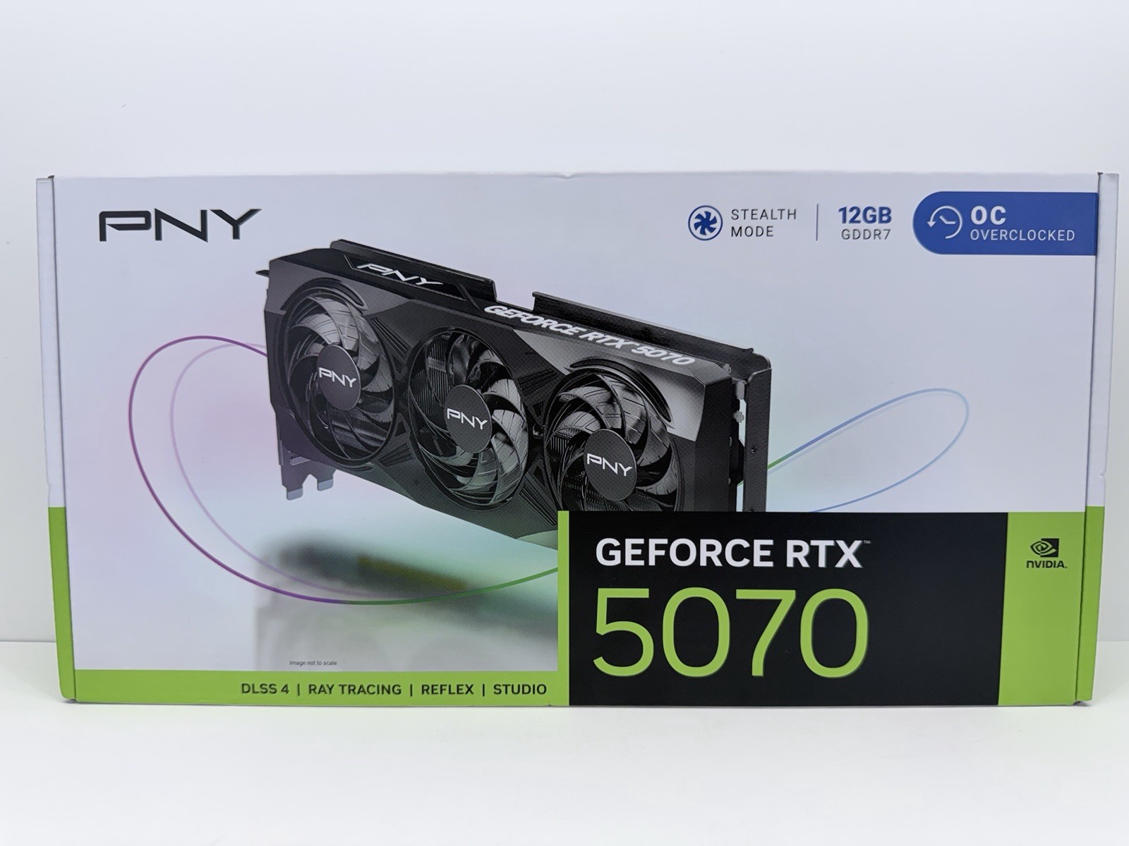 PNY NVIDIA GeForce RTX™ 5070 OC Triple Fan, Graphics Card 12GB GDDR7, SFF-Ready