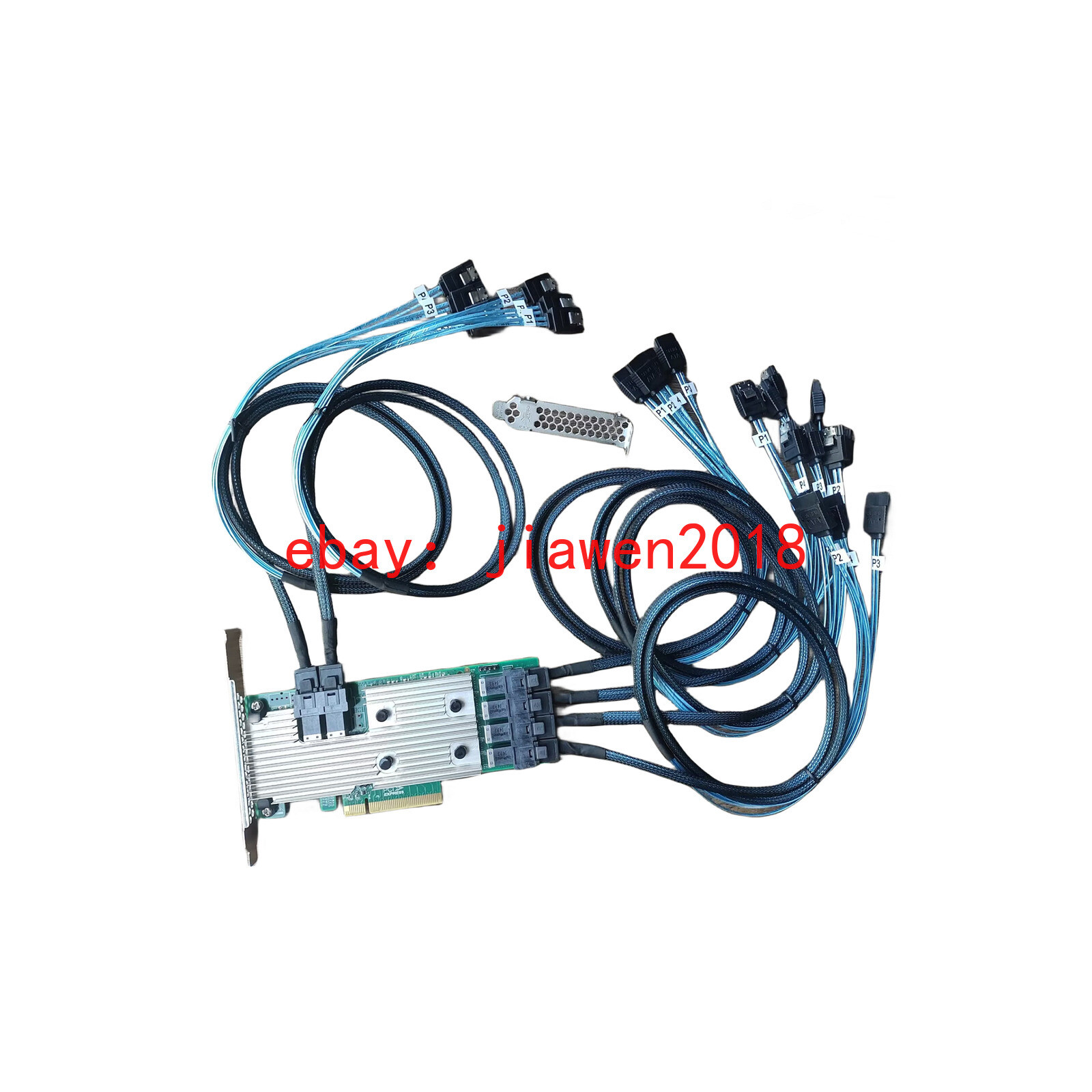 NEW LSI Logic Controller Card IT Mode 9305-24i 24-Port SAS 12Gb/s 6* 8643 SATA