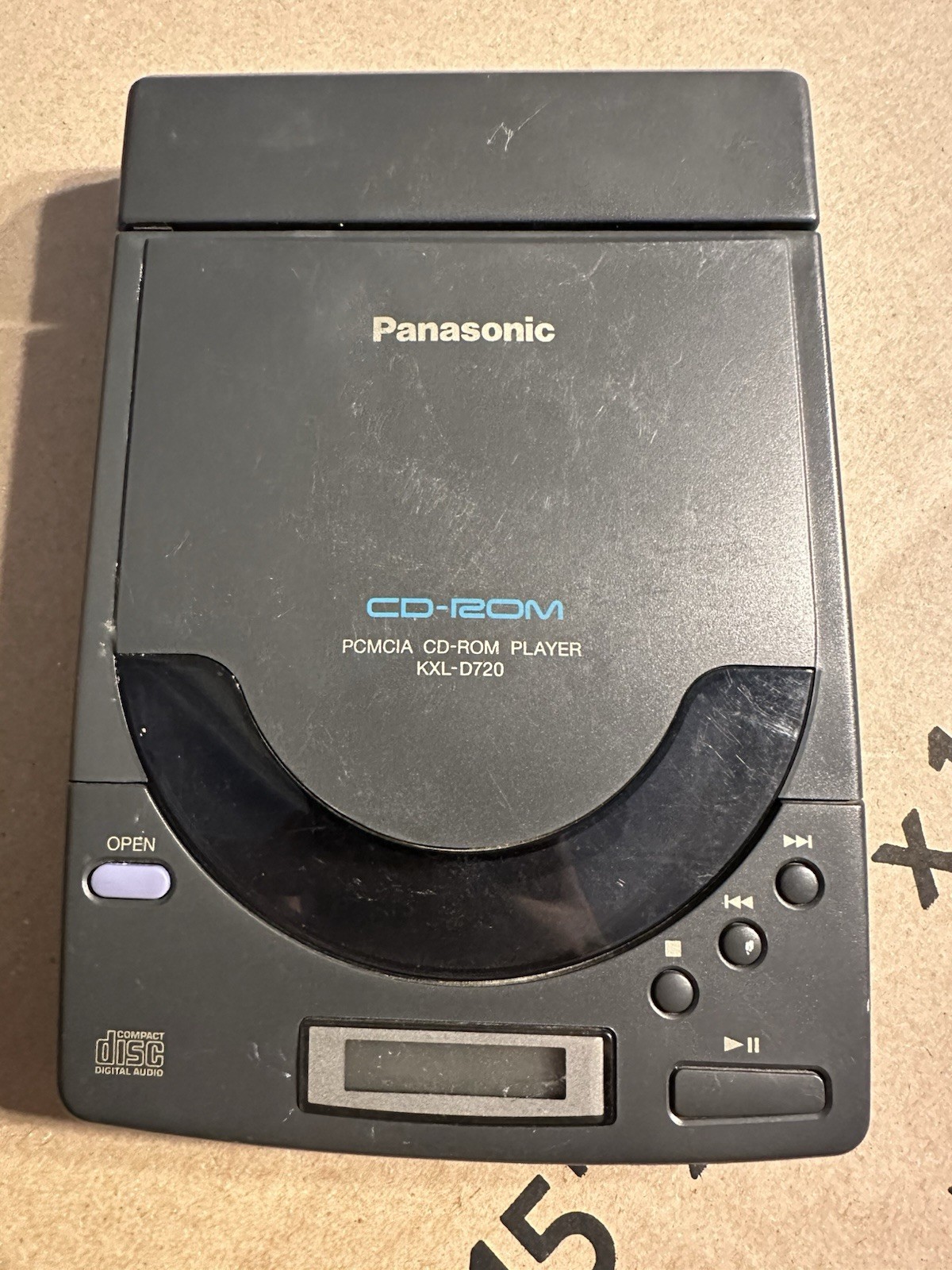 Vintage 1995 Panasonic KXL-D720 CD-Rom CD Player Tested Working