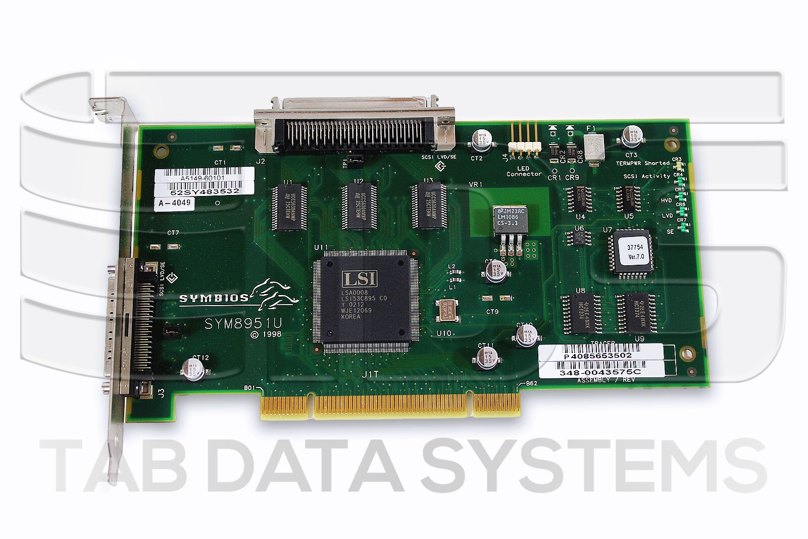 HP PCI Ultra2 LVD SCSI Adapter Board for Superdome A5149-60101 348-0043575C