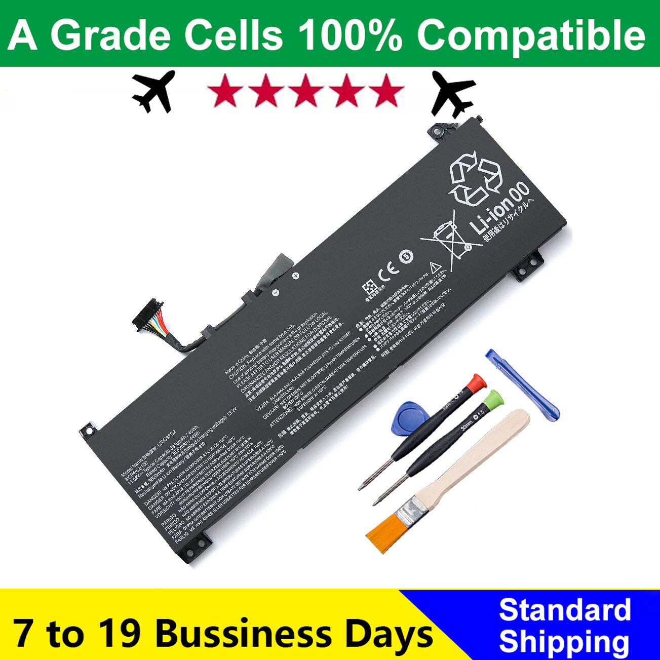 L20C3PC2 L20M3PC2 Battery For Lenovo Ideapad Gaming 3-15ACH6 3-15IHU6 L360-15