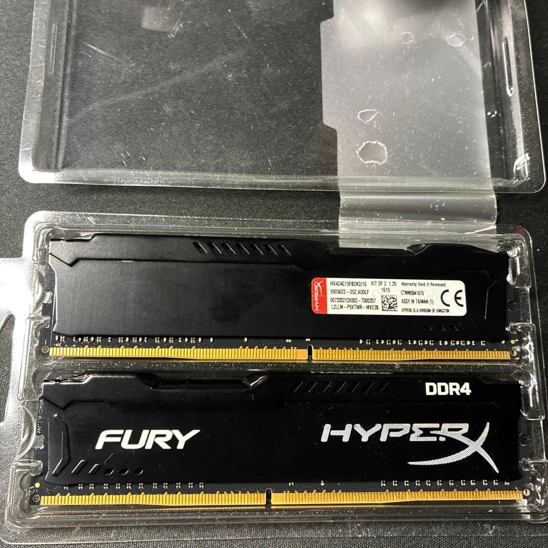 Kingston HyperX Fury 16GB 2×8GB DDR4 RAM Desktop DIMM RGB Gaming Memory