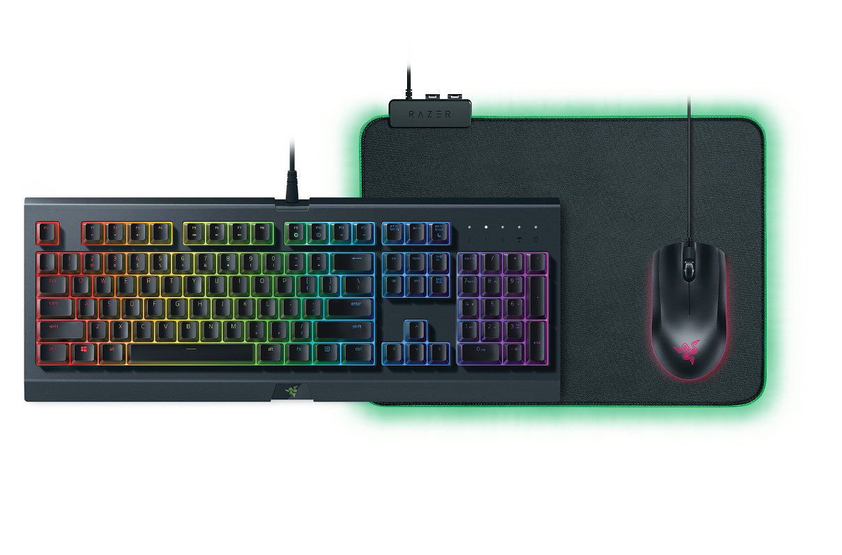Brand New Razer Holiday Chroma Gaming Bundle | Keyboard / Mouse / Mat