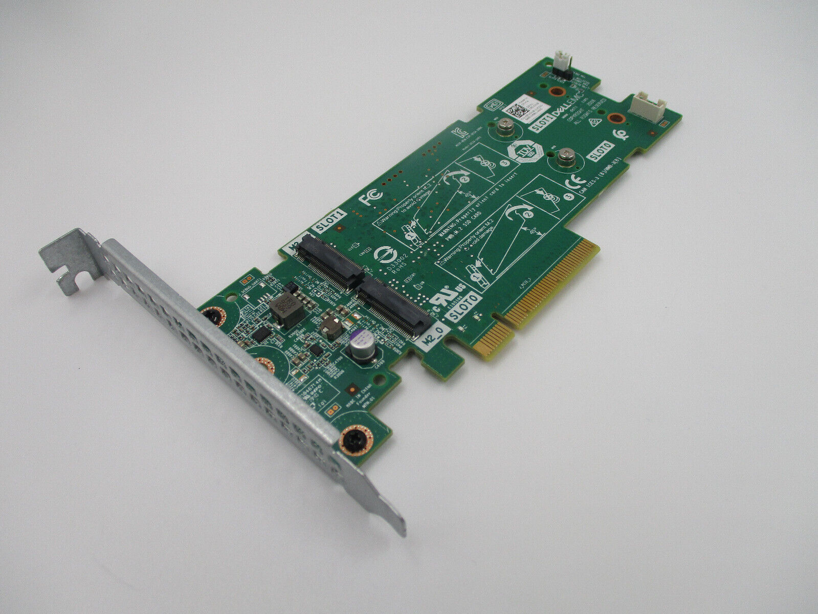Dell Boss-S1 2x M.2 SSD PCIe Adapter High Profile Dell P/N:051CN2 Tested Working