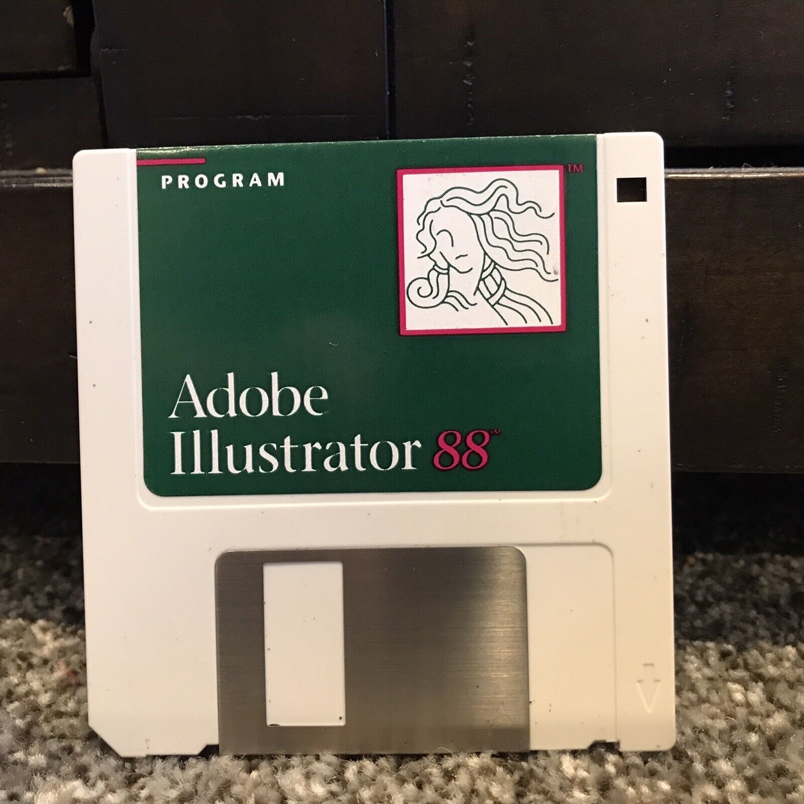 Adobe Illustrator 88 - Macintosh Floppy Disk 3.5 1988
