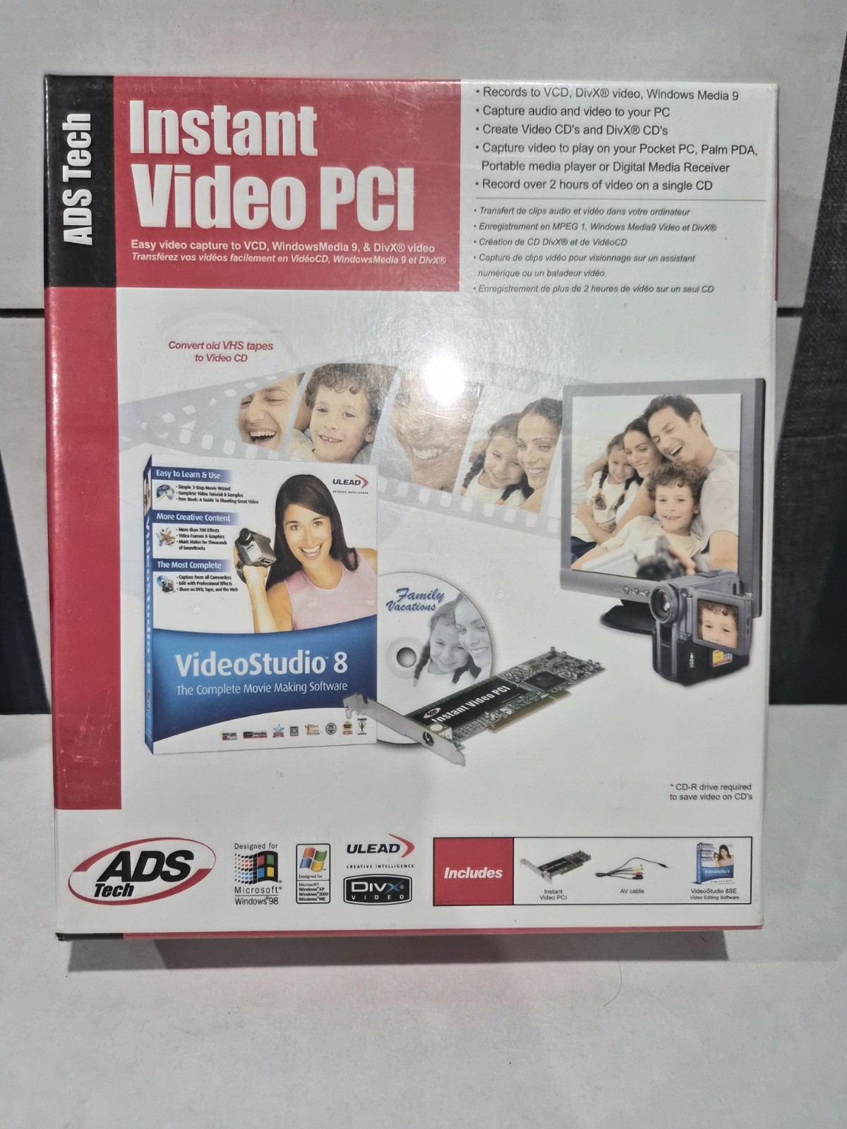 ADS Tech Instant Video PCI _ Convert Old VHS Tapes to Video CD