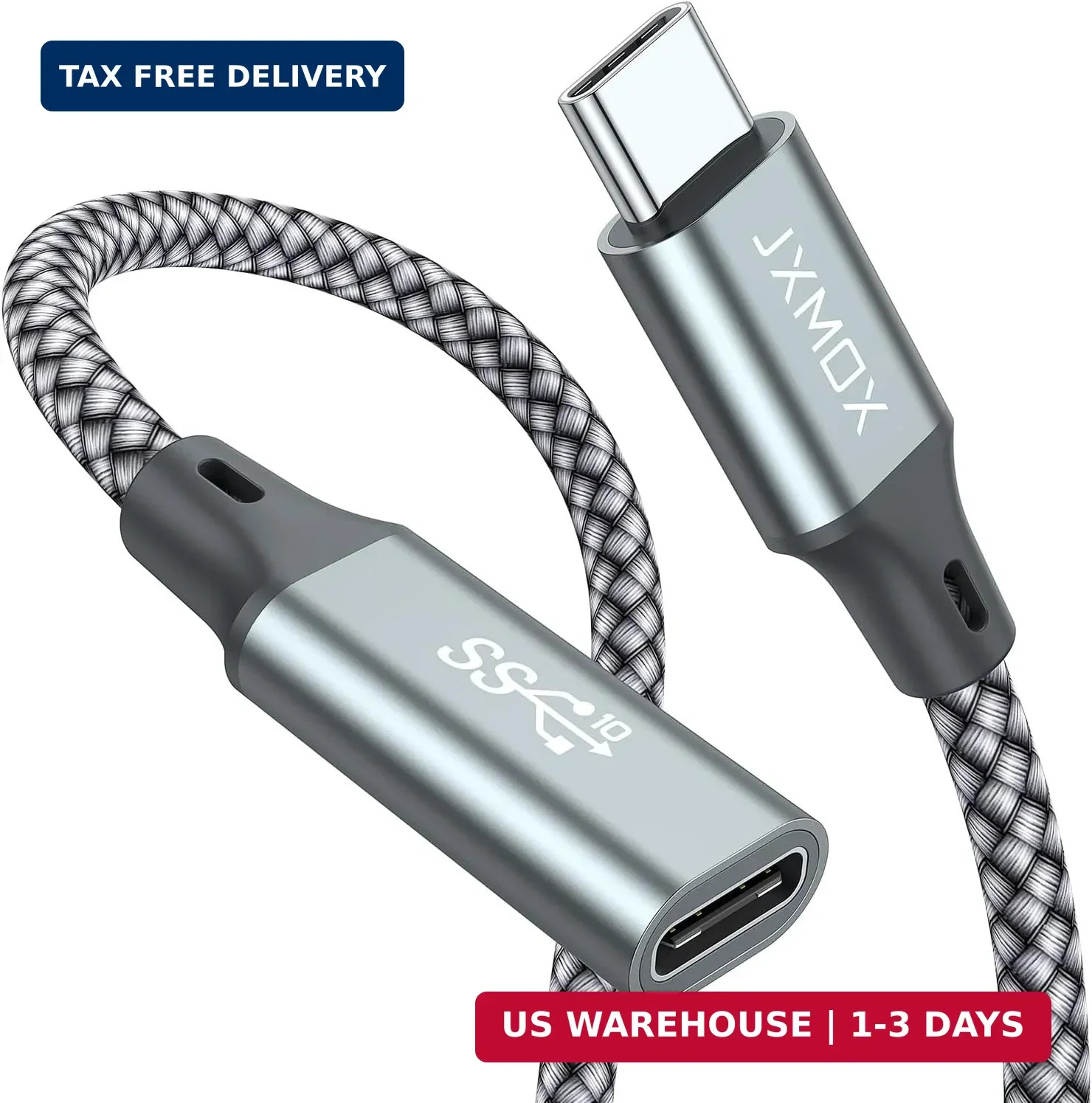 USBC Extension Cable 3.3/10FT, USB C Extender Cord Male to Female USB 3.2 Type C