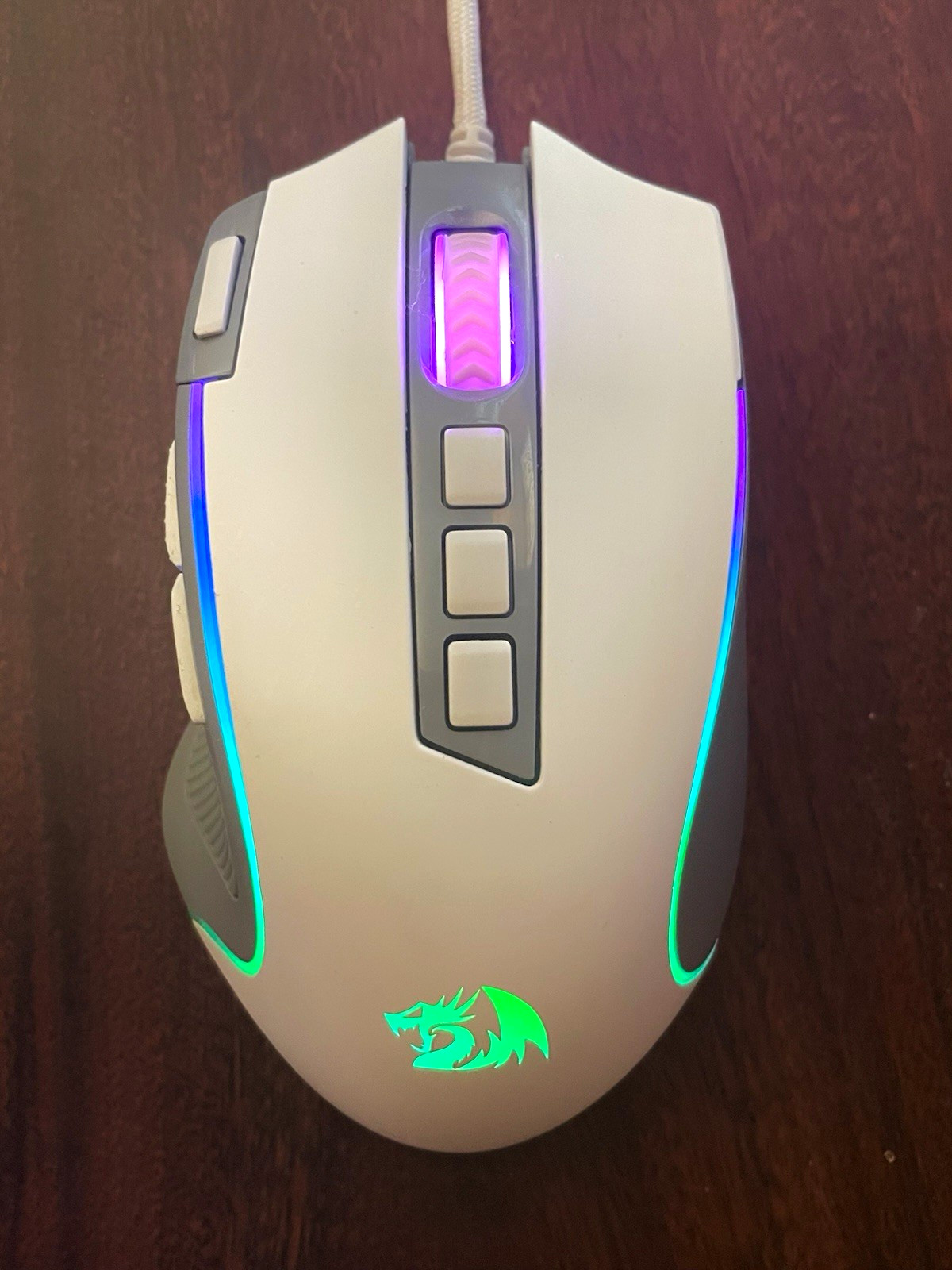 Redragon M612 Wired RGB Optical Gaming Mouse 8000 DPI Remapping Keys