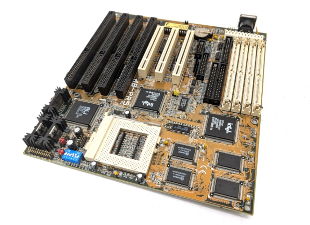 Untested ABIT AB-PR5 Motherboard Socket Socket 7 Motherboard ISA EDO Retro PCI