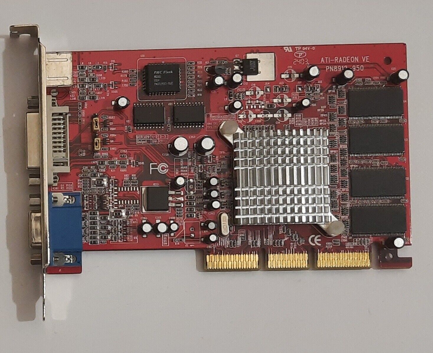 Connect 3D Radeon 7000 AGP Graphics Card (ATI, C3D, 64MB, DVI, Retro, 2003)