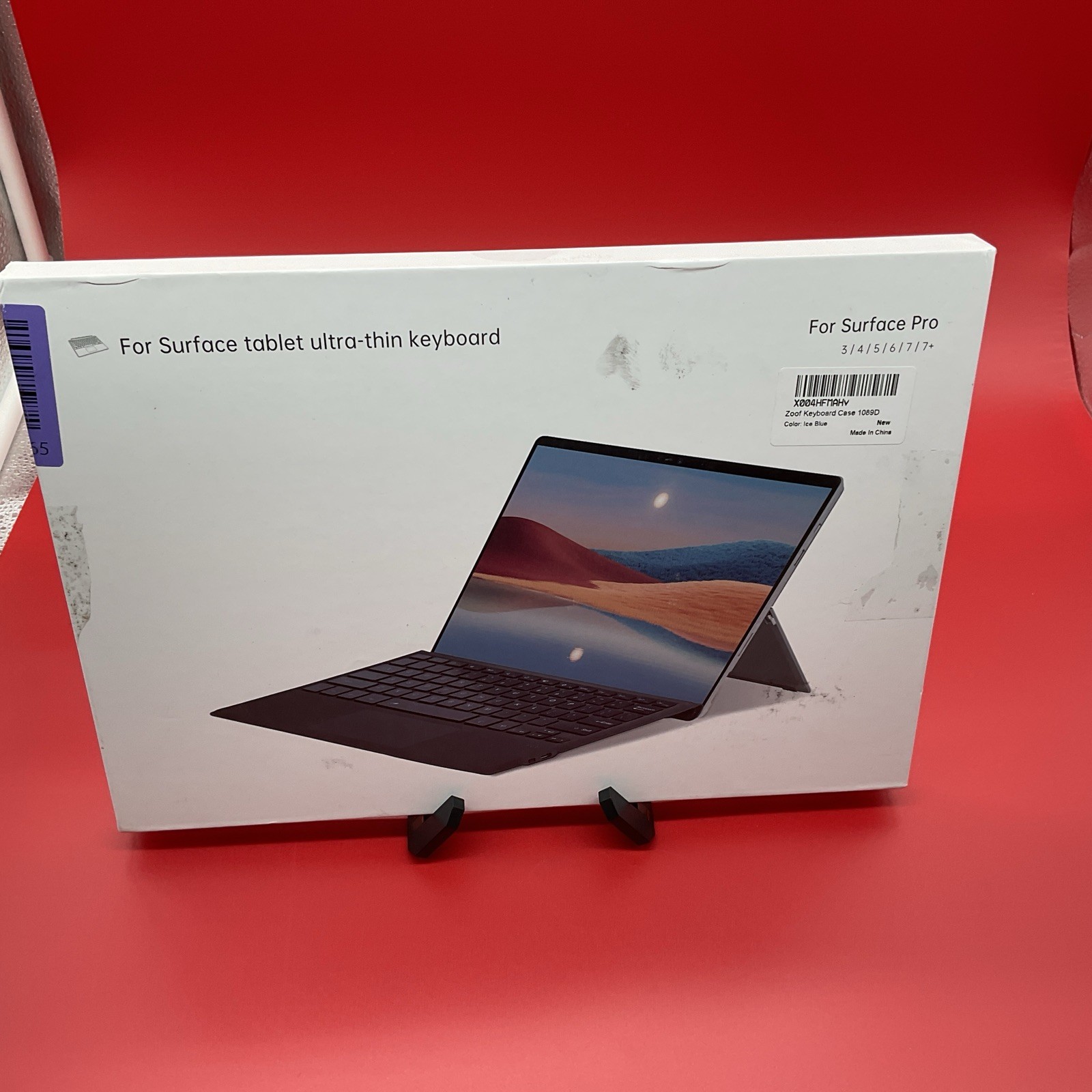 Zoof Wireless Keyboard for Surface Pro 3/4/5/6/7/7+ Backlit Touchpad Blue