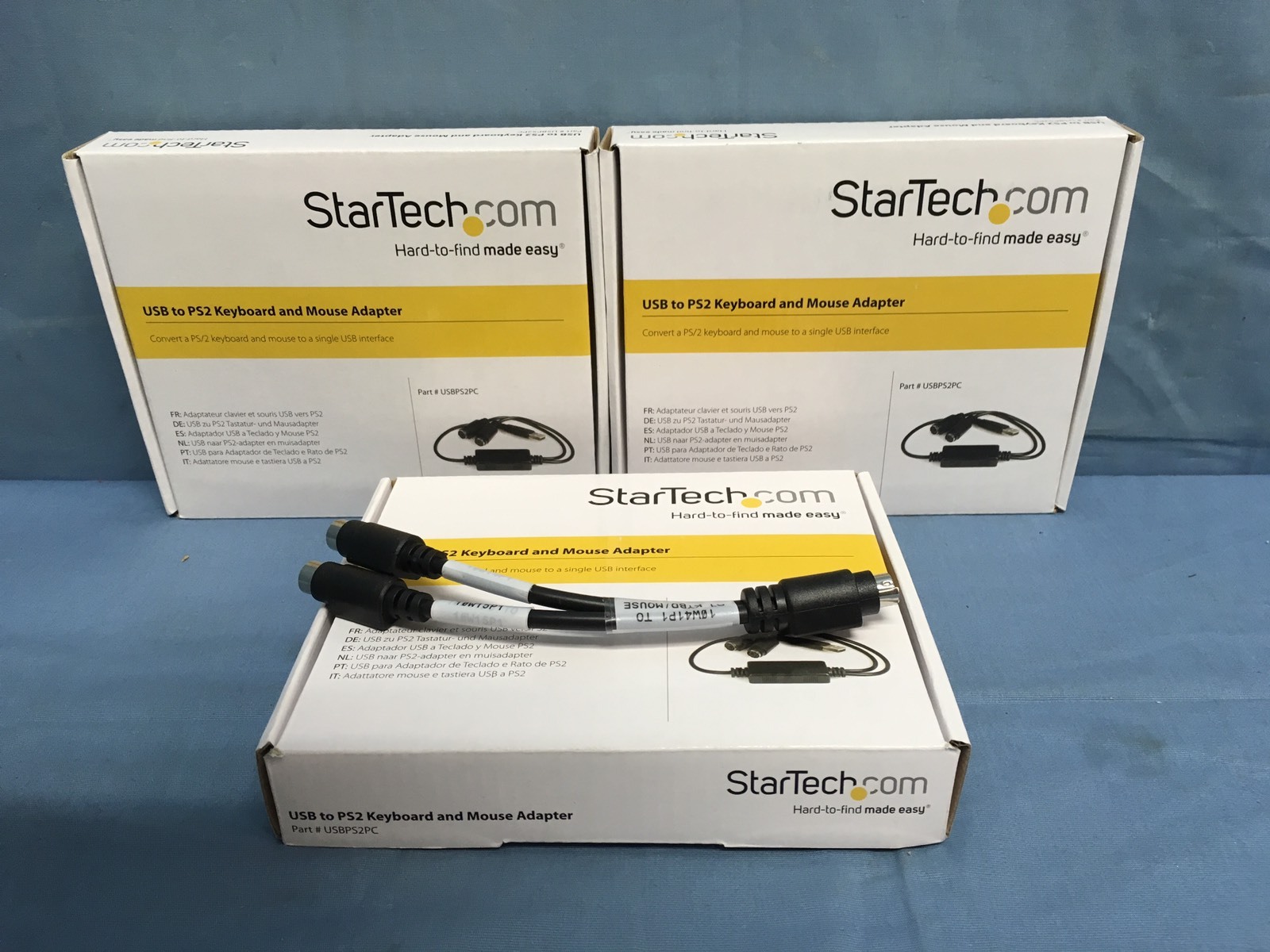 3 NEW Star Tech USBPS2PC USB to PS2 Keyboard and Mouse Adapter