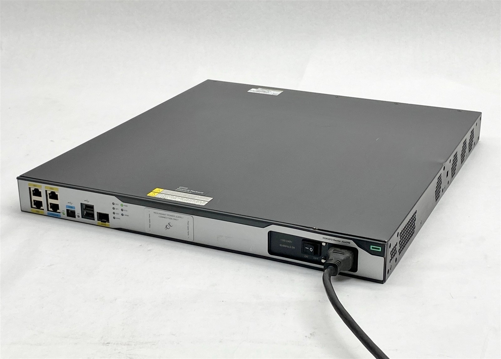 HPE MSR3012 JG409B AC COMWARE 3-PORT GIGABIT MANAGED ETHERNET NETWORK ROUTER