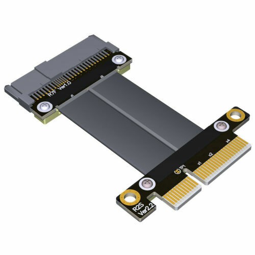 New ADT-Link R27SF U.2 NVMe SSD to PCI-E 3.0 x4 SFF-8639 NVMe PCIe Cable