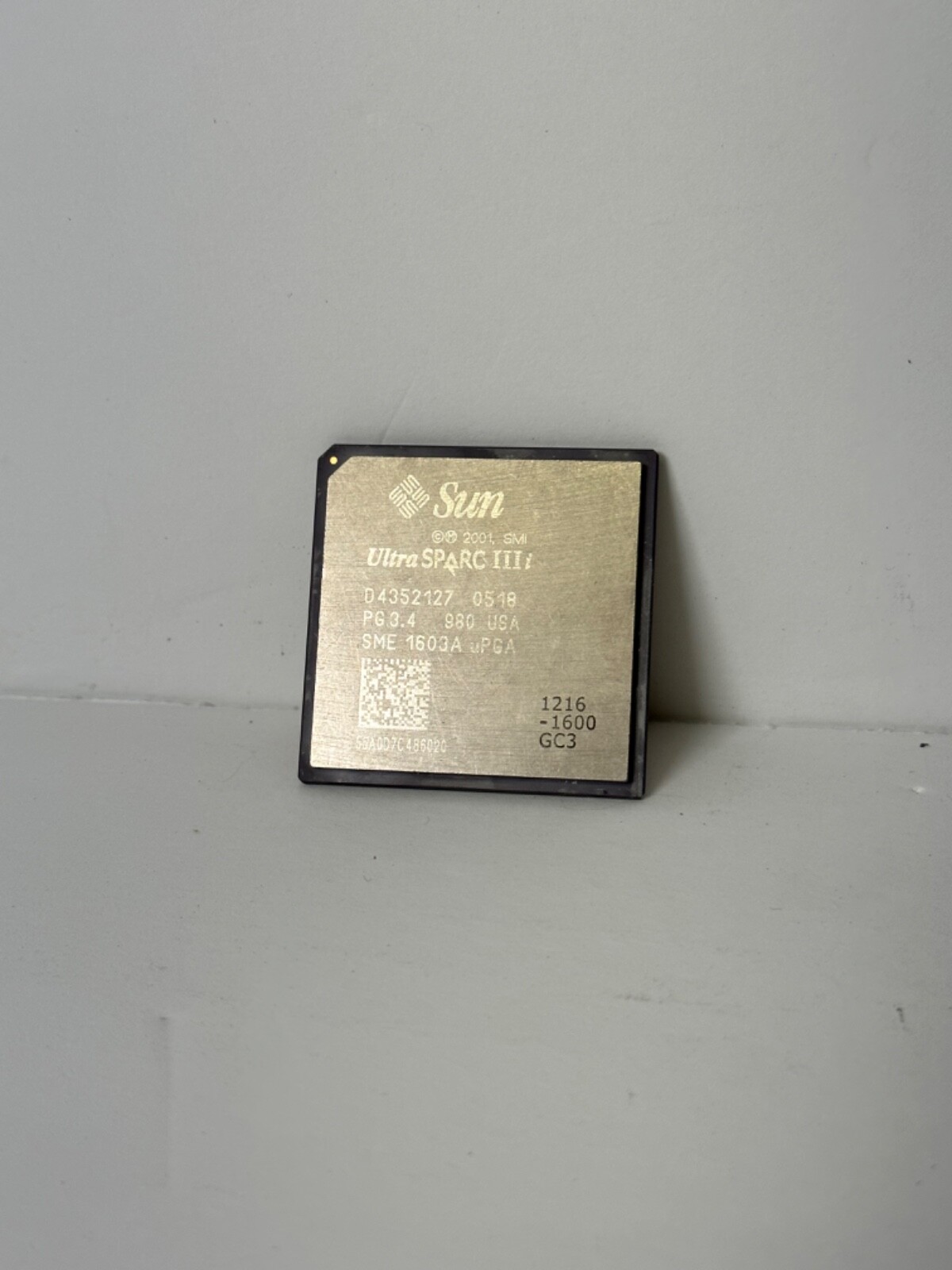 Sun UltraSparc IIIi SME1603A uPGA Processor (untested)