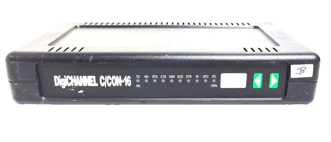 DIGI C/CON2-16 CR2 RJ45 1P 50000293 DIGICHANNEL C/CON-16 USED