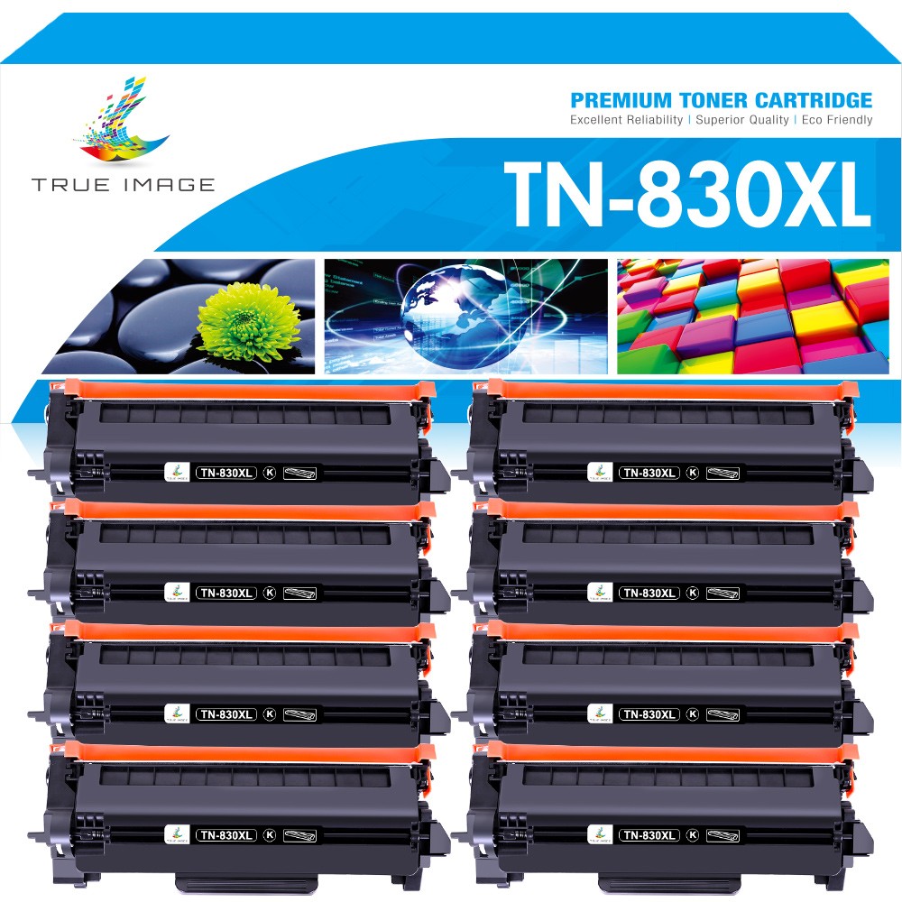 8PK TN830XL 830XL Toner Cartridge Compatible for Brother HL-L2467DW HL-L2865DW
