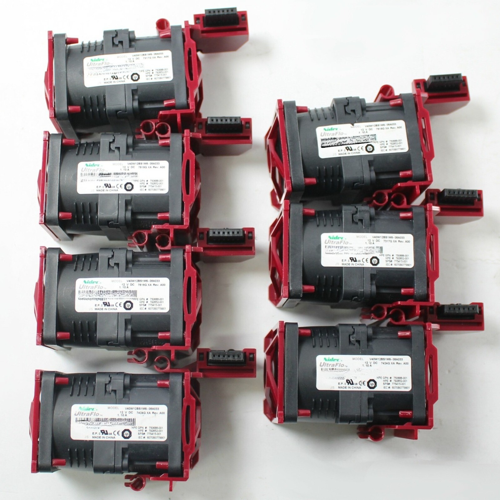 Lot of 7 HP Cooling Fan Module for DL360 G9 775415-001 750688-001 792851-001