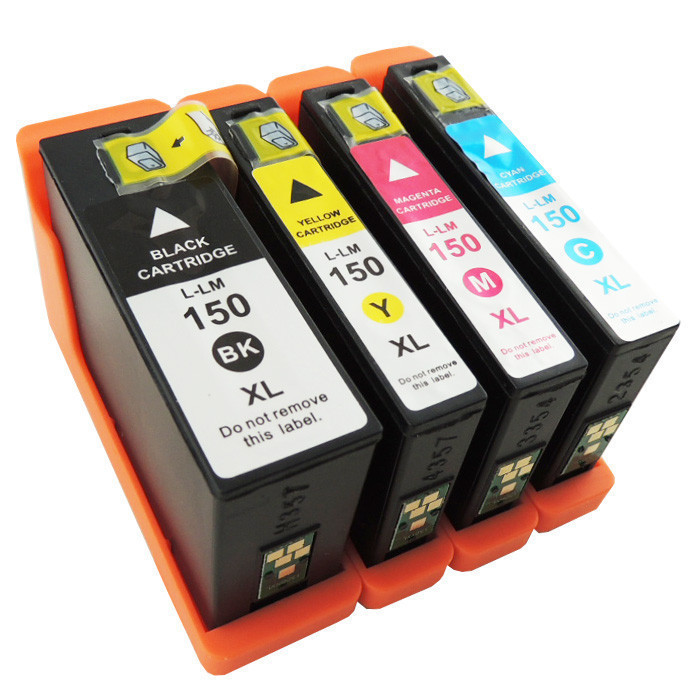 4 Pack New 150XL Ink Cartridge For Lexmark Pro715, Pro915, S315 S415 S515 150
