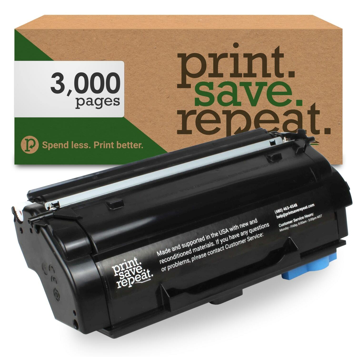 Print.Save.Repeat. Lexmark B341H00 Toner Cartridge B3340 B3442 MB3442 [3K Pages]