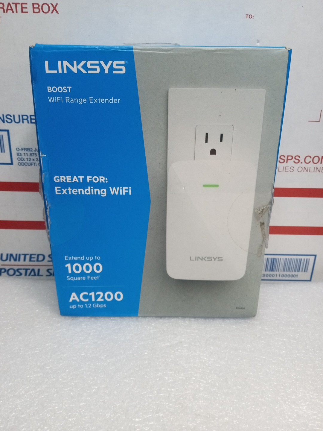 Linksys Boost WiFi Range Extender AC1200 up to 1.2Gbps White NEW BOX 