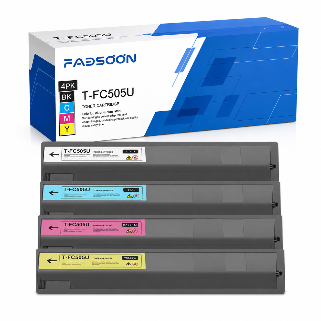T-FC505U 4PK BK/C/M/Y Toner fit for e-Studio 2505AC 3005AC 3505AC 4505AC 5005AC