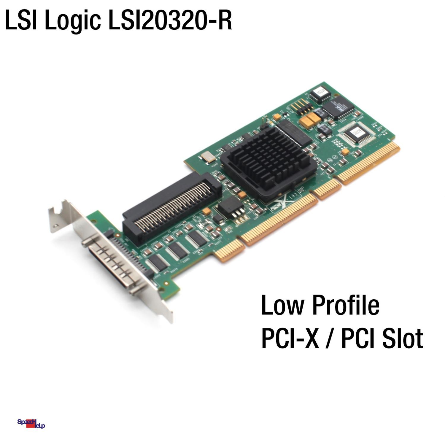 Low Profile SCSI LSI Logic LSI20320-R RAID Controller PCI-X 133 PCI 32 64 68-Pin