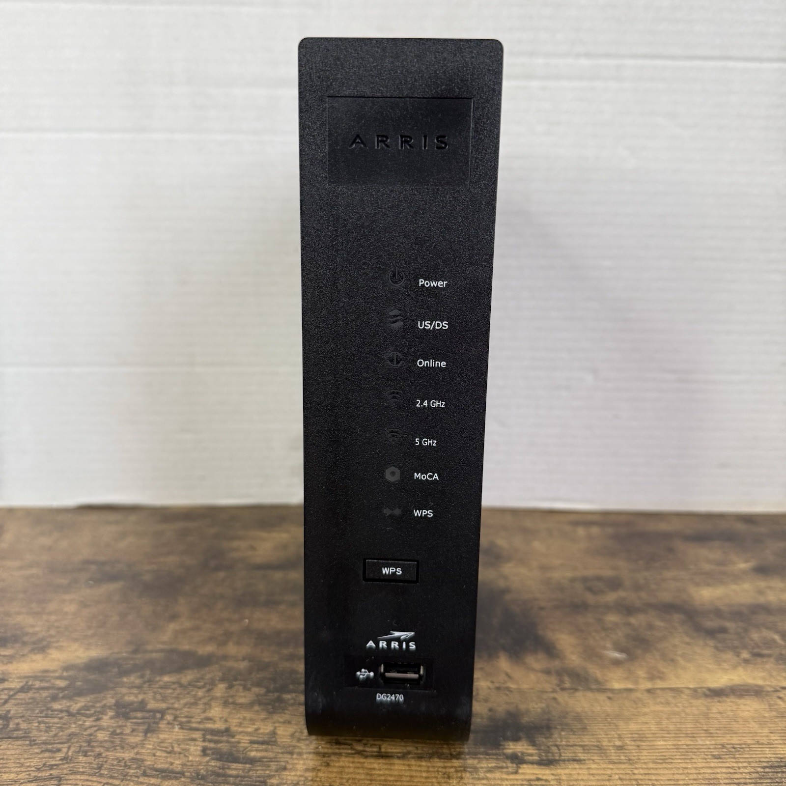 ARRIS DG2470A Dual Band Wireless DOCSIS 3.0 Cable Modem WIFI No/power cat5