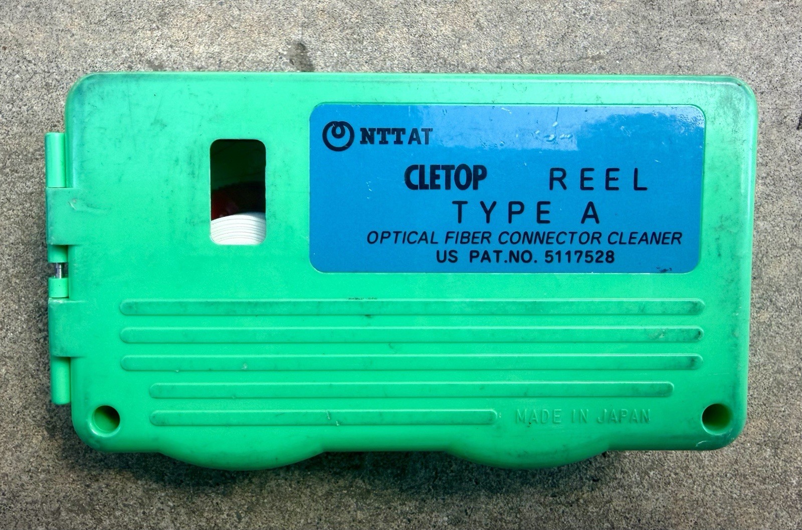 CLETOP Reel Type A Fiber Optic Connector Cleaner Pre Owned 