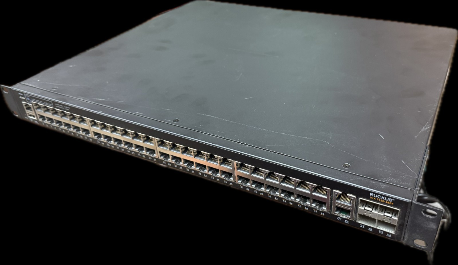 RUCKUS ICX 7150-48PF-2X10G 48 PORT  - POE - NETWORK SWITCH *FACTORY RESET*