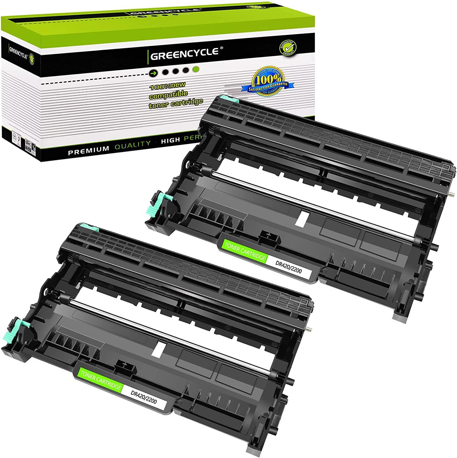 2 Pack DR420 DR-420 Drum Unit Compatible For Brother HL-2220 HL-2230 MFC-7860DW