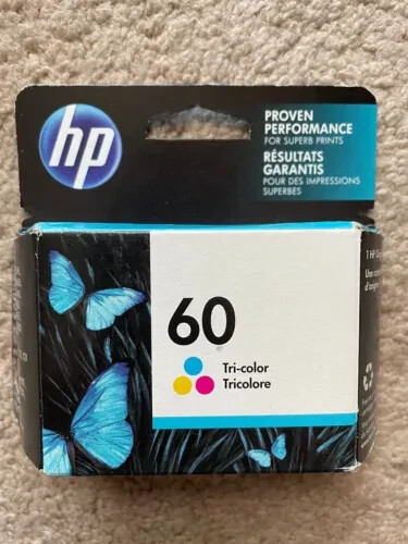 New Genuine HP 60 Tri-Color CC643WN Exp 10/2020