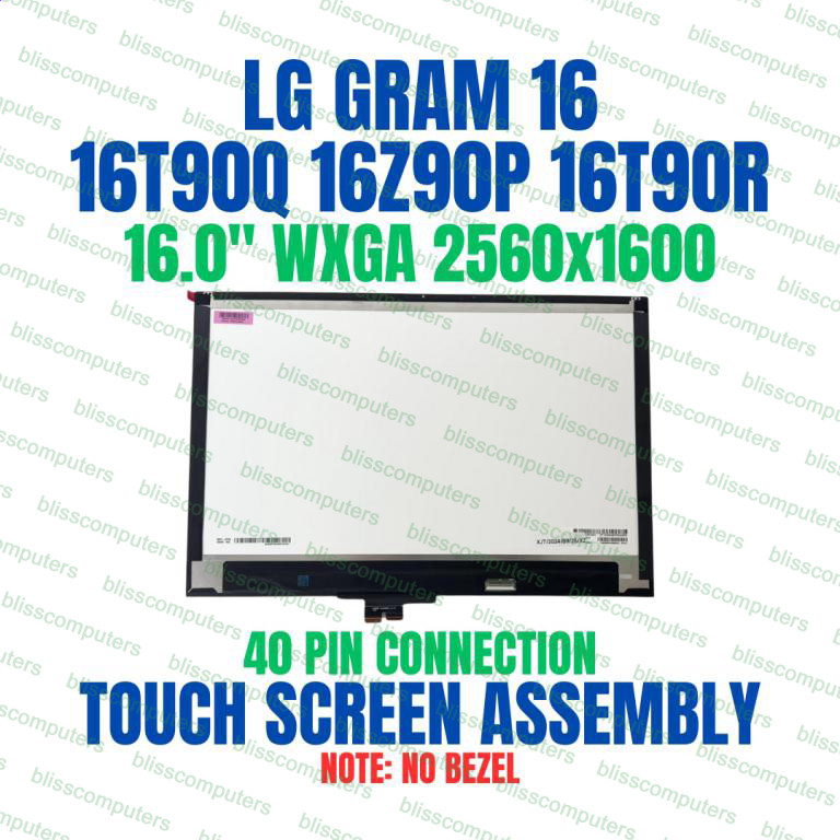 LCD -16T90Q-K-B LG 16 Touch Screen Digitizer Gram 16T90Q-K.Aac7U1