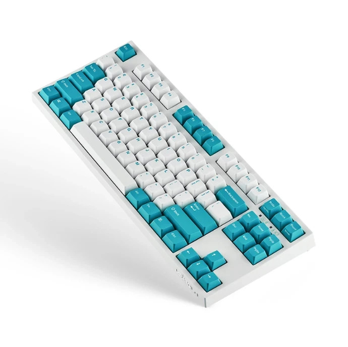Leopold FC750RBT PD White Mint TKL Keyboard Eng+Kor Silent Red No Tariffs In US