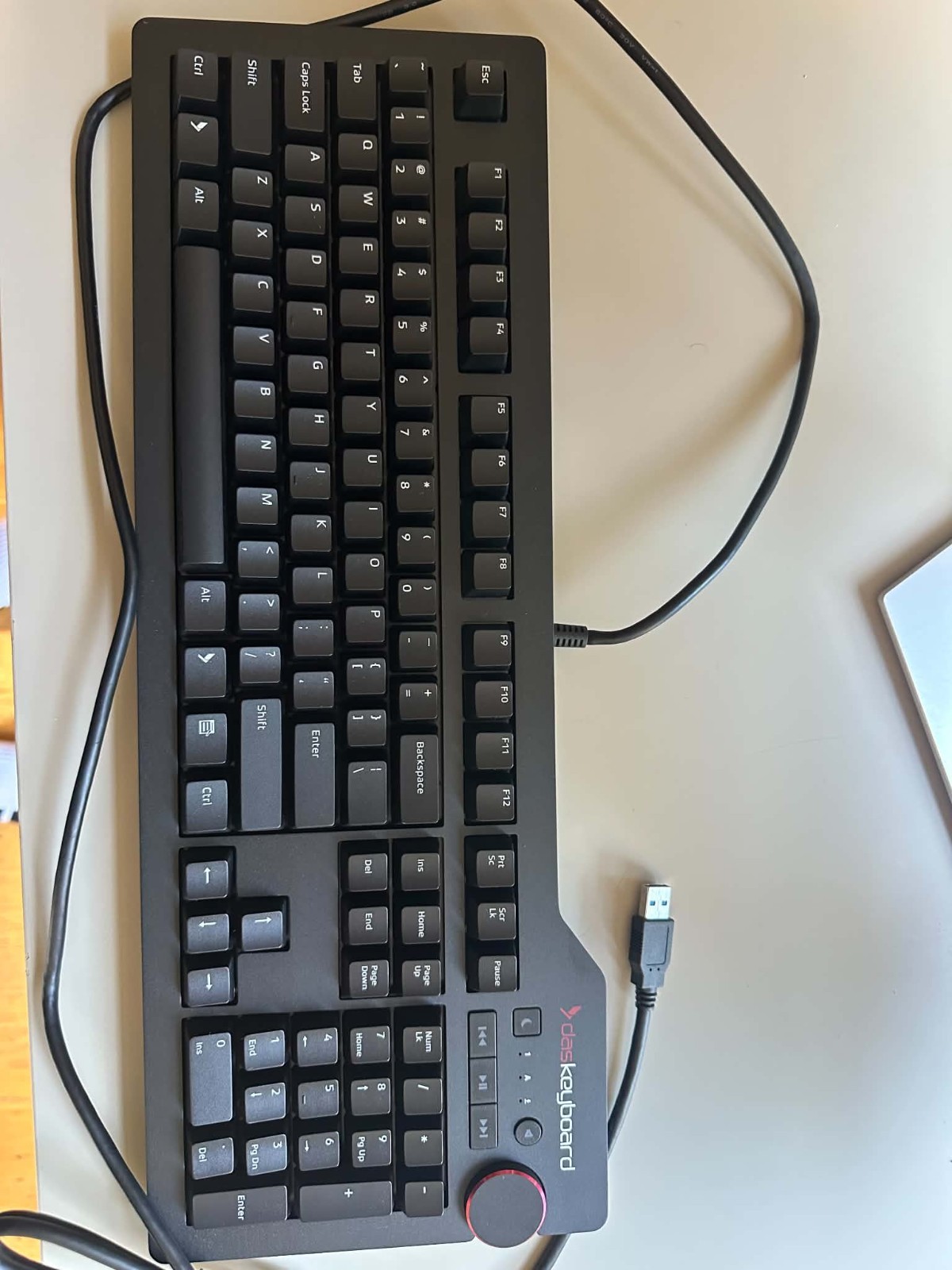 Das Keyboard 4 Professional (DASK4MKPROSIL) Wired Keyboard