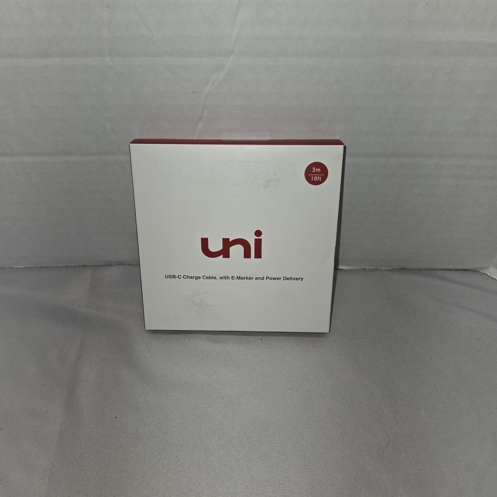 uni USB-C Charge Cable with E-Marker and Power Delivery - 2m (6.6ft) NIB