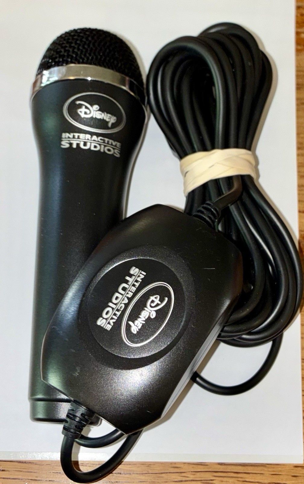 Logitech USB Microphone Disney Interactive Studios M/N: A-0234A ~ Black. Tested.