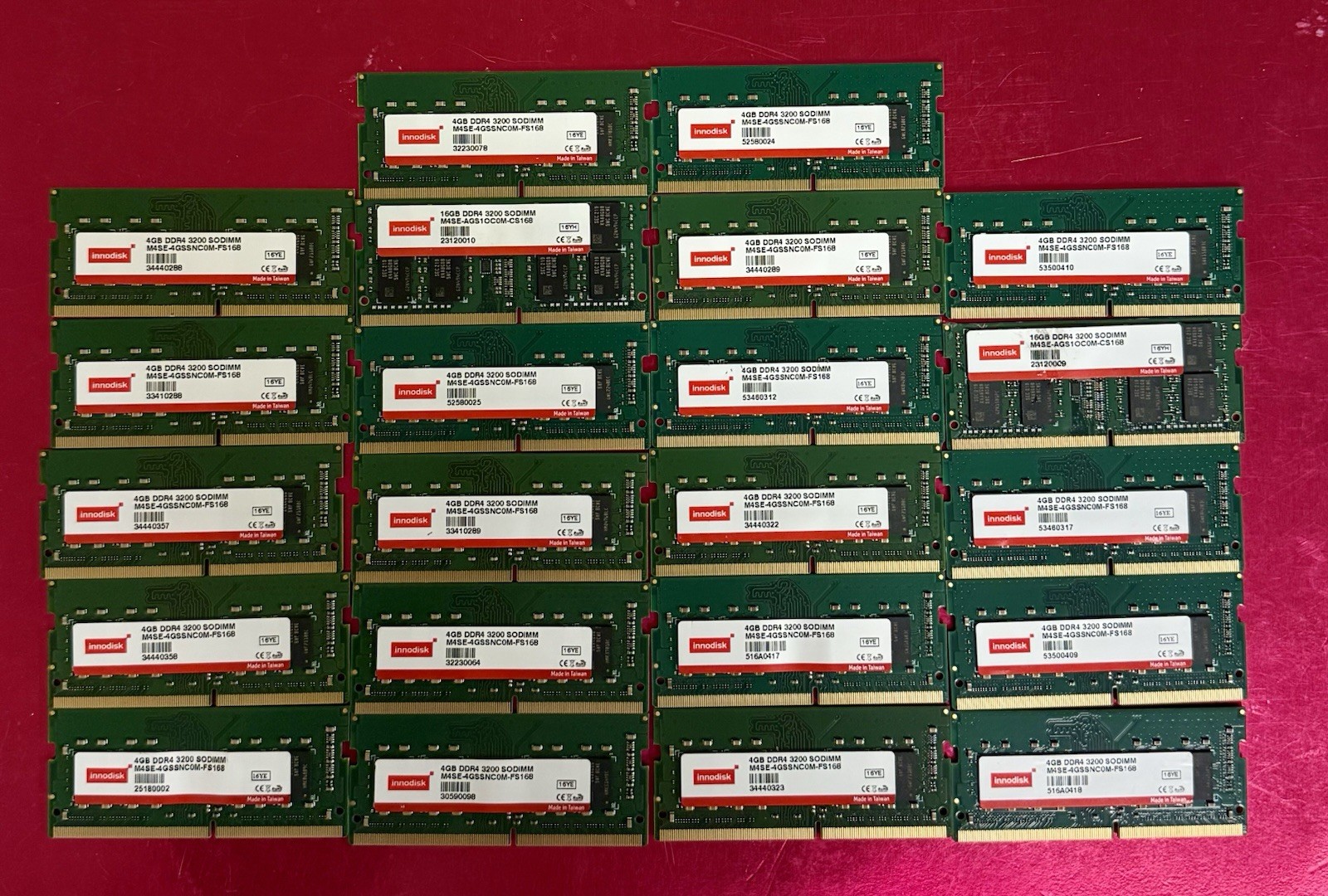 {22x} Innodisk 4GB DDR4 3200MHz ECC SO-DIMM RAM M4SE-4GSSNC0M-FS168