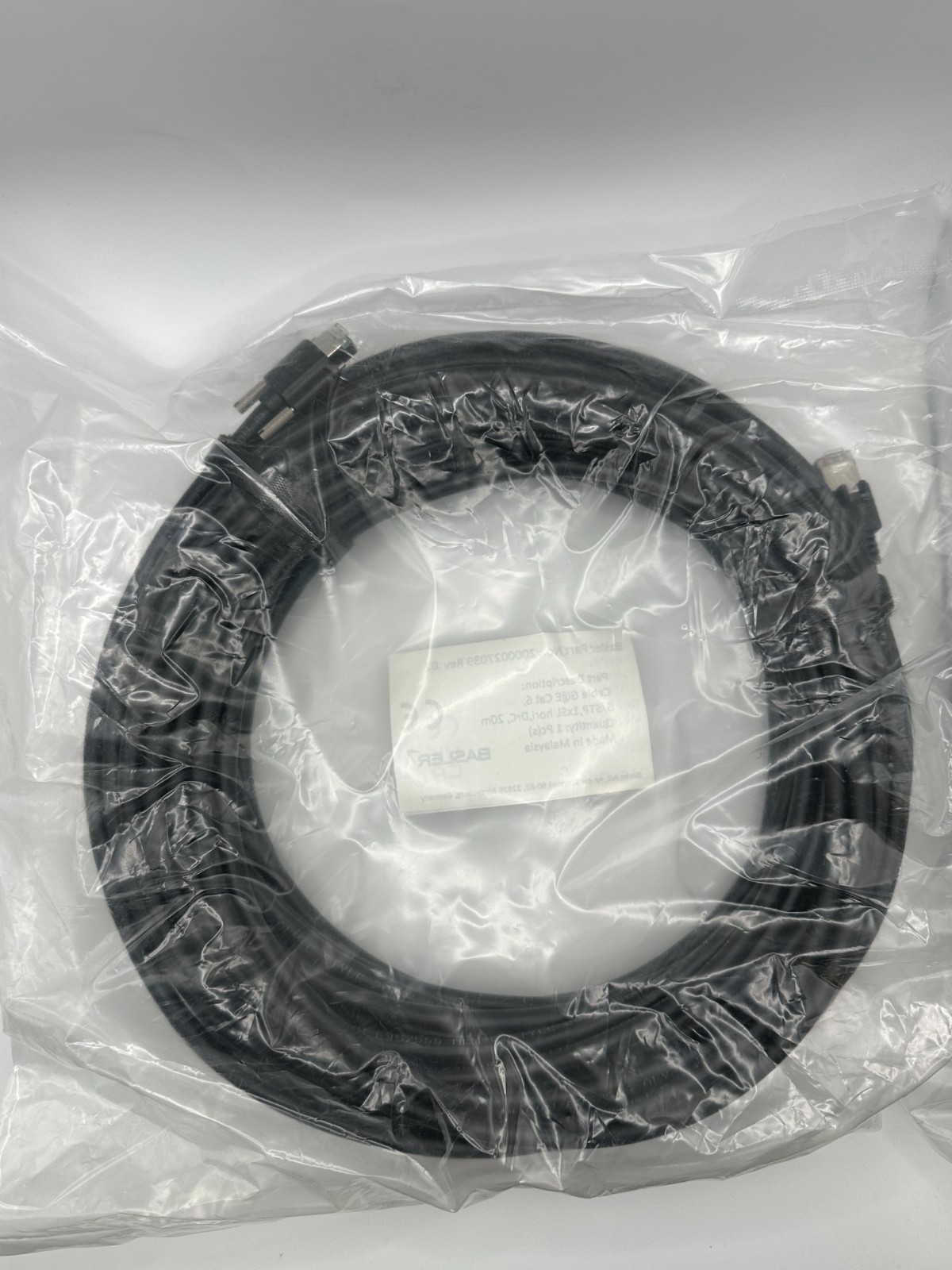 Basler 2000027039 Data Cable GigE, 10m, Cat 6, RJ45