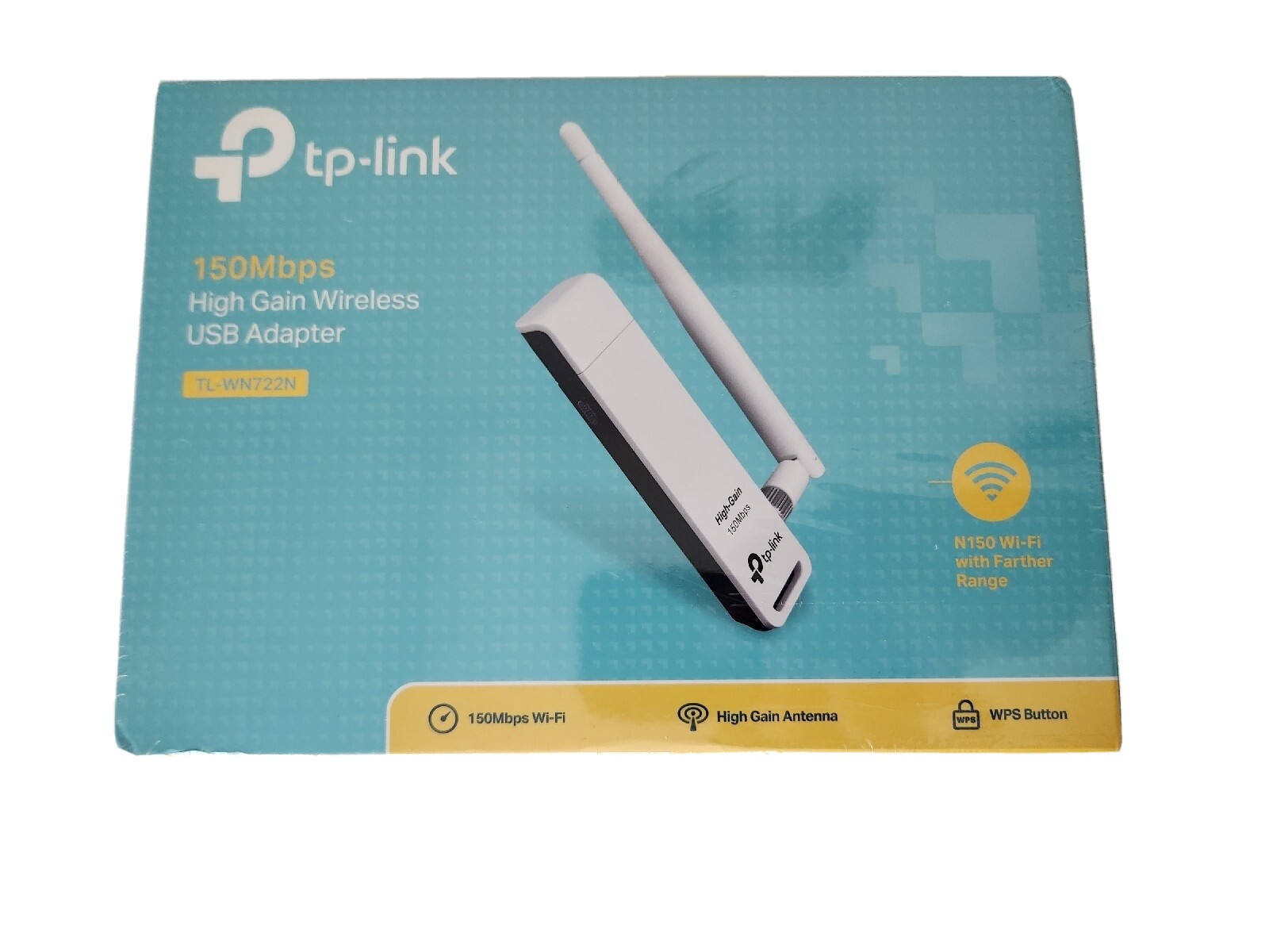 NEW TP-Link TL-WN722N Ver 3.0 150Mbps High Gain Wireless