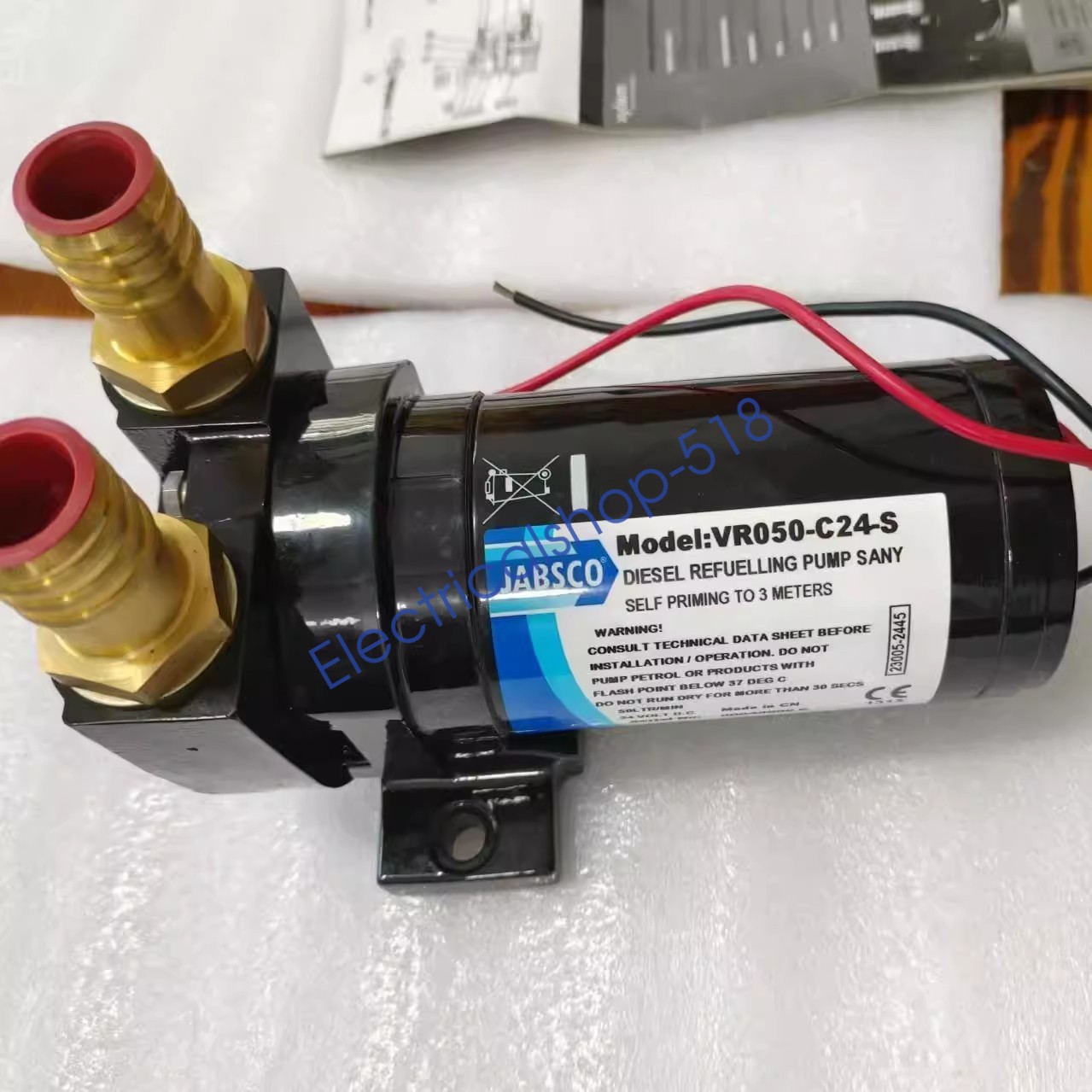 1pcs Jabsco Diesel Refuelling Pump SANY VR050-C24-S 24V DHL/FedEx