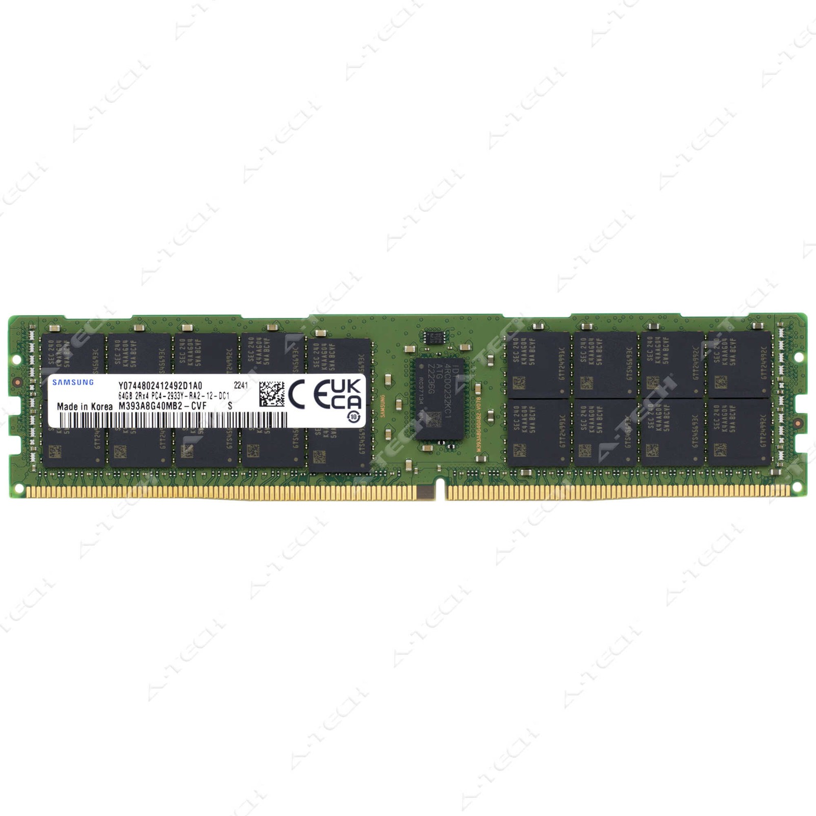 Samsung 64GB DDR4 2933MHz PC4-23400 ECC RDIMM Server Memory RAM M393A8G40MB2-CVF